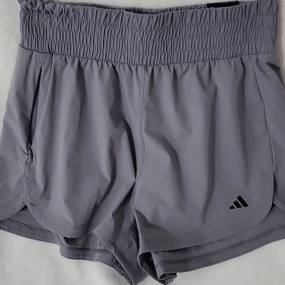 Adidas Gray Athletic Shorts - Picture 1 of 6